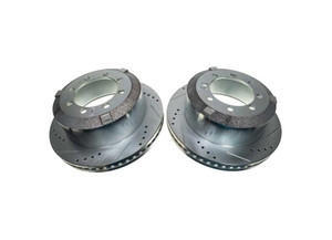 Powerstop - 1922 Ram 3500 Rear Drilledslotted Rotor Pair - AR83100XPR