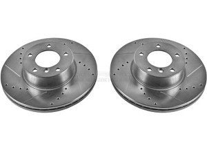 Powerstop - Evolution Drilled & Slotted Rotors - EBR858XPR