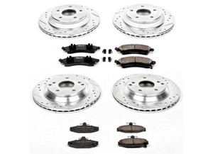Powerstop - Front & Rear 1 Click Brake Kit W/ Hardware - K1518
