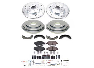 Powerstop - 20152020 Honda Fit Front And Rear Z23 Evolution Brake Kit - K15246DK