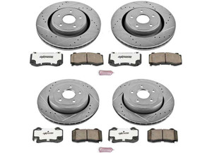 Powerstop - Front & Rear Street Warrior Brake Kit - K2876-26