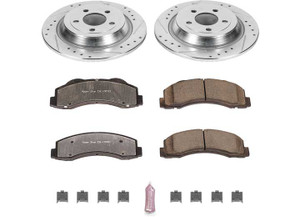 Powerstop - 1517 Ford F150 2/4wd W/electric Parking Brake Z36 Truck And Tow Performance Brake Kit - K6814-36