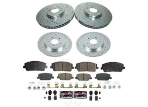 Powerstop - 20202023 Hyundai Palisade Front And Rear Z23 Evolution Brake Kit - K8918