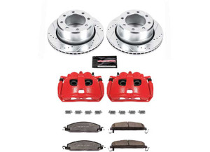 Powerstop - Rear Z36 Truck And Tow Performance Brake Kit With Calipers - KC5487-36