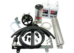 PSC Motorsports - 9506 Jeep 2.5l/4.0l Full Hydraulic Power Steering Pump And Remote Reservoir Kit - PK40JP2-FH