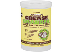 Permatex - Grease Grabber Hand Cleaner Coconut 4lb Plastic Tu - 14106