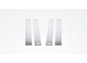 Putco - 20c Silverado 2500/3500 Chevrolet Bow Tie Etch Crew Cab/double Cab(6 Pcs)pillar - 402671GM-1