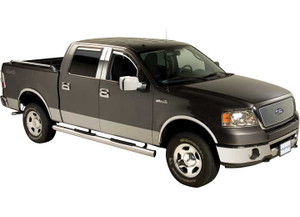 Putco - 0408 F150 W/key Pad Xlt/fx4/lariat(2dr)dh/mc/tg/hl/tl/ftc Excl Flareside Complete Chrome Accssry Kit - 405104