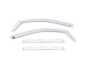 Putco - 19c Silverado/sierra Crew Cab(set Of 4)window Visors - 480242