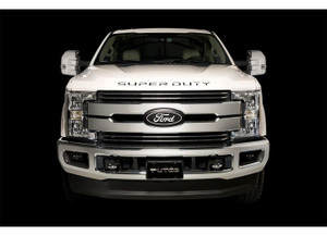 Putco - 1719 F250/f350/1718 F450 Super Duty Stamped Black Platinum Tailgate/rear Ford Lettering Emblems - 55552BPFD