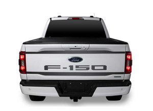 Putco - 21c F150 Black Platinum Tailgate Lettering Emblems - 55559BPFD
