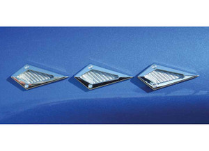 Putco - Gray Carbon Fiber Aggressive Tear Style Port Accents - 925005