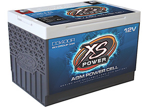 XS Power - 12v Bci Group 34r Agm Battery Max Amps 3300a Ca: 1000 Ah:  65   2500w / 4000w - D3400R