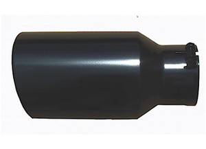 Pypes Performance Exhaust - Black4idx6odx12l Rolled Bo - EVT406B