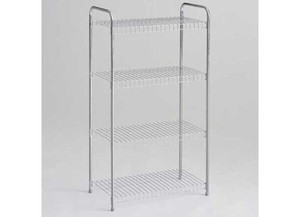 Rubbermaid - 4 Tier Shelf Satin Nickel - 2149485