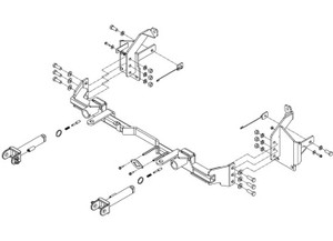 Roadmaster Inc - 2023 Lincoln Corsair 2.5l Plugin Hybrid Engine Crossbar Style Baseplate Black - 524475-5
