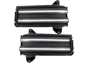 Recon - 2024 Silverado/sierra 2500/3500 Tow Mirror Light Kit Led White/amber - 264253BK