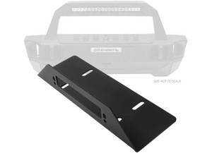 Go Rhino - 07c Wrangler Jk/jl/bronco Rockline Bumper Fairlead Mount Plate Textured Black - 332000T