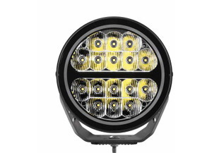 Go Rhino - 7in Blackout Series Round Spot Light Beam W/daytime Running Light Blk - 750800711SRS