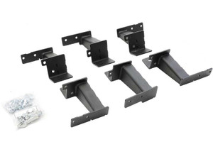 Go Rhino - 21c Bronco(ex Sport)frame Slider (mounting Brackets Only)txd Blk - FSD4129TK