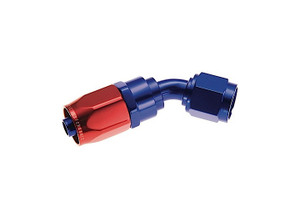 Red Horse Performance - 04 45 Deg Double Swivel Hose Endred&blue - 1045-04-1