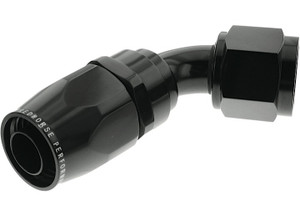 Red Horse Performance - 10 60 Degree Female Aluminum Hose End  Black - 1060-10-2