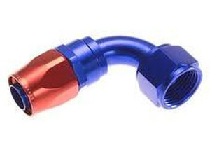 Red Horse Performance - 04 90 Deg Double Swivel Hose Endred&blue - 1090-04-1