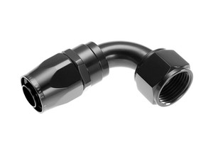 Red Horse Performance - 20 An 90 Degree Aluminum Hose Endblack - 1090-20-2