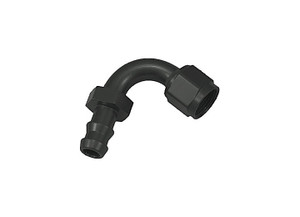 Red Horse Performance - 06 120 Degree An/jic Hose End Push Lock  Black - 80508
