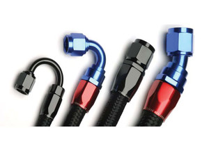 Red Horse Performance - 04 Proseries Black 230 Stainless Core Hose  3 Feet - 230-04-3