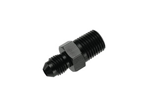 Red Horse Performance - 04 Straight Male Adapter To 06 (3/8) Npt Male  Black - 816-04-06-2