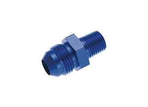 Red Horse Performance - 08 Straight Male Adapter To 12 (3/4) Npt Male  Blue - 816-08-12-1