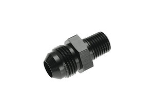 Red Horse Performance - 08 Straight Male Adapter To 12 (3/4) Npt Male  Black - 816-08-12-2