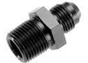Red Horse Performance - 10 Straight Male Adapter To 06 (3/8) Npt Male  Black - 816-10-06-2