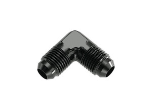 Red Horse Performance - 04 Male 90 Degree An/jic Flare Adapter  Black - 821-04-2