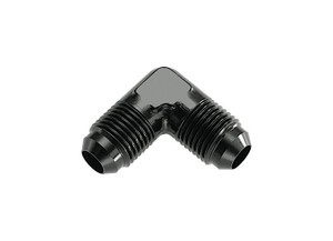 Red Horse Performance - 06 Male 90 Degree An/jic Flare Adapter  Black - 821-06-2