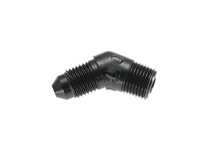 Red Horse Performance - 04 45 Degree Male Adapter To 02 (1/8) Npt Male  Black - 823-04-02-2