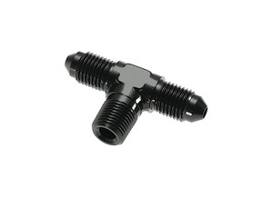 Red Horse Performance - 10 X 08 (1/2) Tee With Thread On The Side  Black - 825-10-08-2