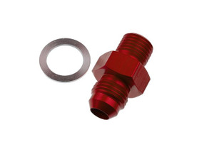 Red Horse Performance - 06 Male An/jic Flare To 1/4npsm Transmission Fitting Red2pcs - 8262-06-04-3