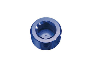 Red Horse Performance - 06 (3/8) Npt Hex Head Pipe Plug  Blue  2/pkg - 932-06-1