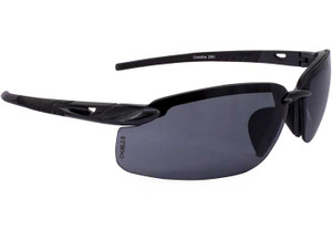 Radians INC - Es5 Premium Safety Eyewear Pearl Black Frame Smoke Lens - 2961