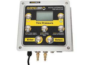 Rapid Air - Wall Mount Tire Inflator Three Preset 7 Psi  145 - K3063