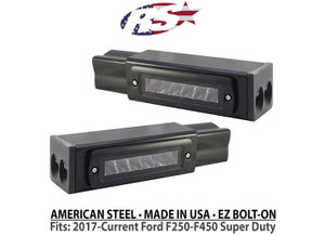 Race Sport Lighting - 17c F250/f350/f450 Super Duty Hitch Bar Reverse 7in Led Flood Lighting Kit - FHDHB17UP