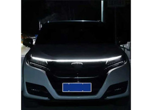Race Sport Lighting - Truck & Suv Led Knight Rider Scanning Hood Brow Drl Flex Kit Cool White - HOODKIT1