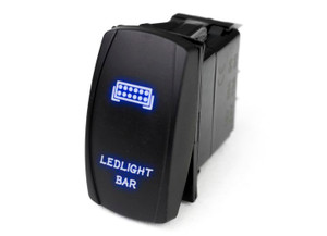 Race Sport Lighting - Led Rocker Switch With Blue Led Radiance  Led Light Bar - RSLJ34B