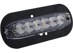 Race Sport Lighting - Grill Back Mounting Plate For Surface Mount Light Black Powder Coated Steel - RSMSPLATE