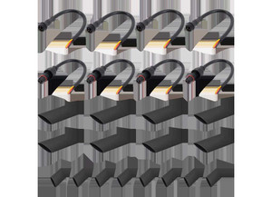 Race Sport Lighting - 8 Pack (4m/4f) Dynamic Solder On Connectors W/heat Shrink For Colortrail Led Strip Lights - SPXDMF