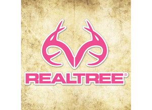 Realtree Camo Graphics - Realtree Antler Logo Die Cut Decal 4in X 6in Pink - RT49PINK