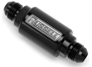 Russell - Male #6 3in Length Fuel Filter Black - 650133