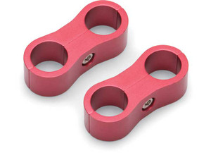 Russell - Hose Separator For 6 Braided Red Anodize - 654300